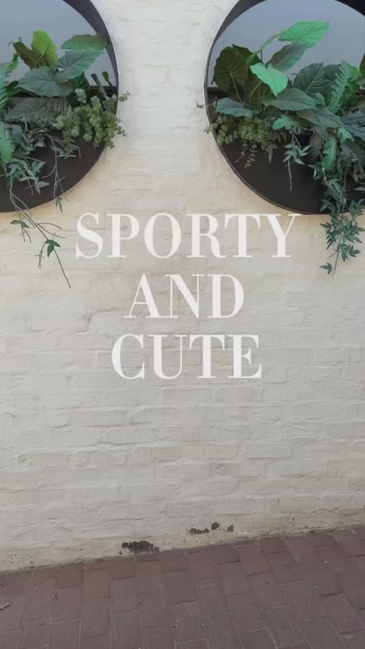 “Sporty and cute”: blue pinstripe knit, frayed denim cut-offs, cream ankle boots and gold rings to pick up ...